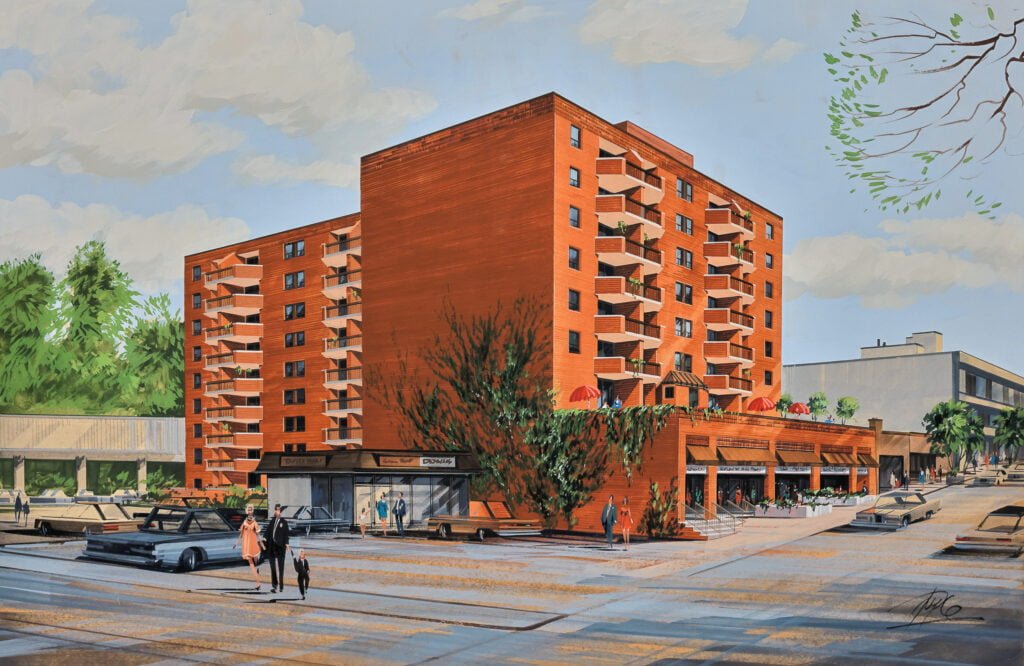 Artist's rendering of Vilnius Manor